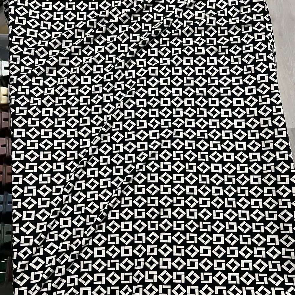 Black and white skirt